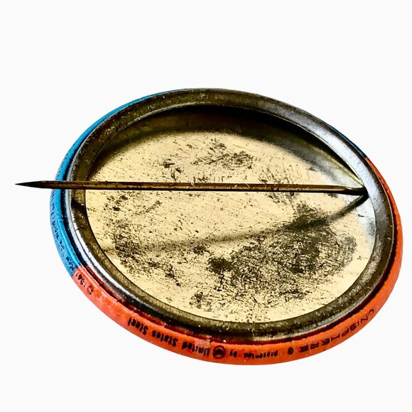 New York World's Fair Pin 1964-65 Unisphere Peace through Understanding - Picture 8 of 11